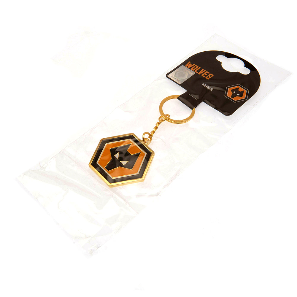 Official Wolverhampton Wanderers FC Crest Keyring