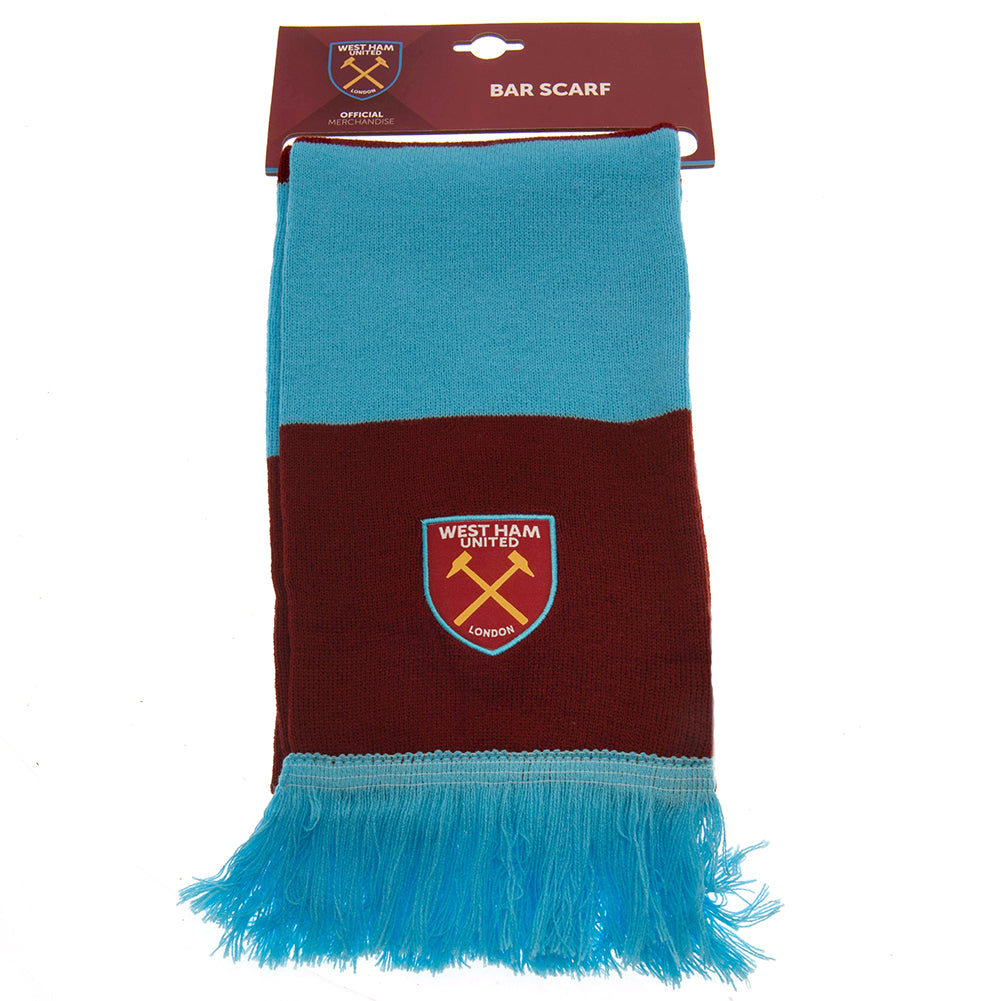 Official West Ham United FC Bar Scarf