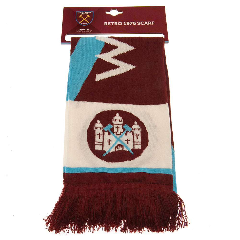 Official West Ham United FC Retro 1976 Scarf