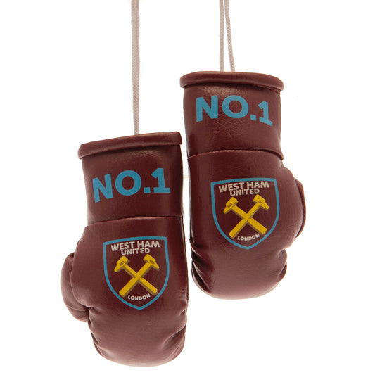 Official West Ham United FC Mini Boxing Gloves