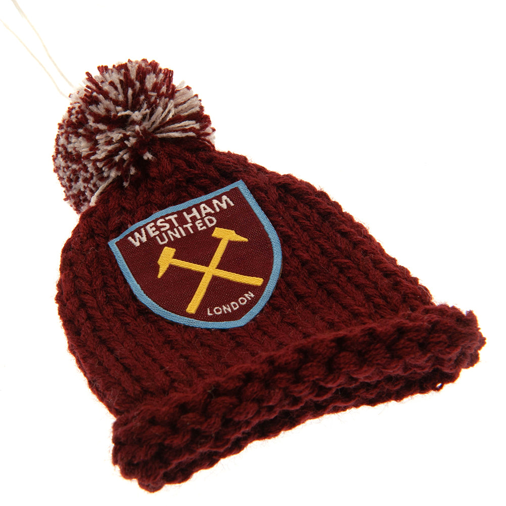 Official West Ham United FC Hanging Bobble Hat