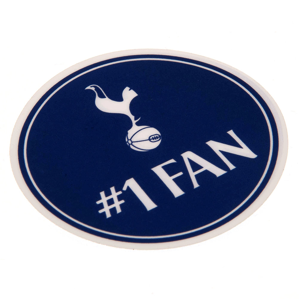 Official Tottenham Hotspur FC No.1 Fan Car Sticker