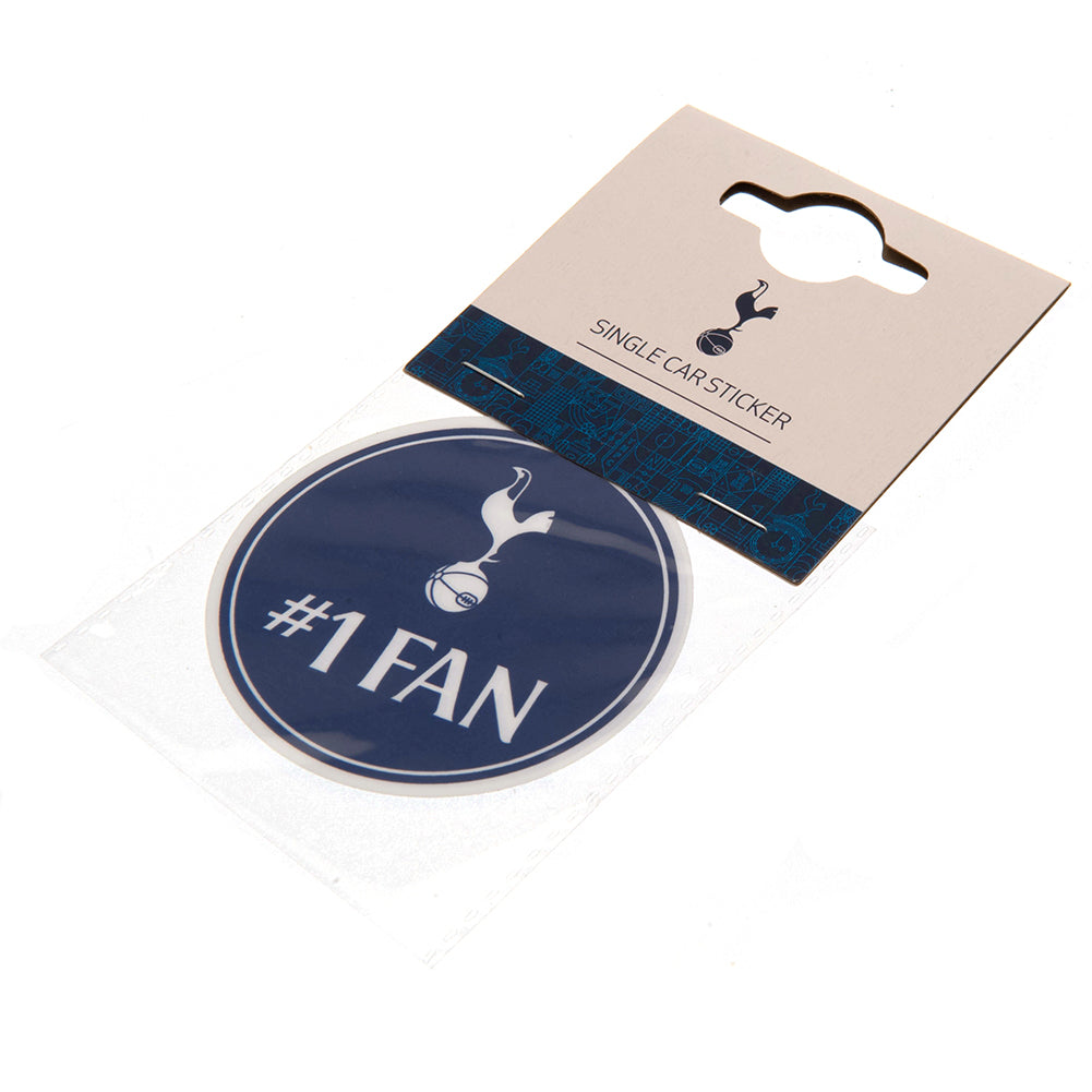 Official Tottenham Hotspur FC No.1 Fan Car Sticker