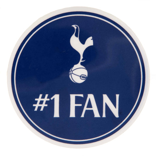 Official Tottenham Hotspur FC No.1 Fan Car Sticker