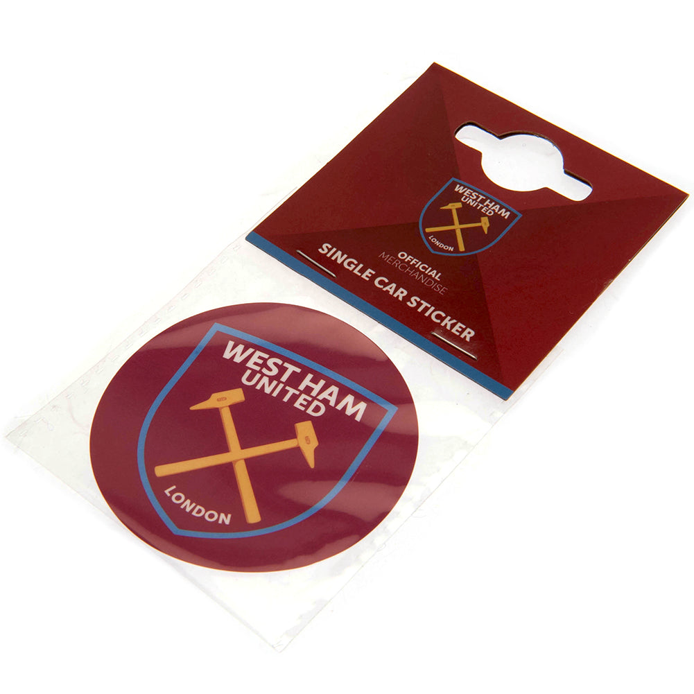 Official West Ham United FC Crest Car Sticker