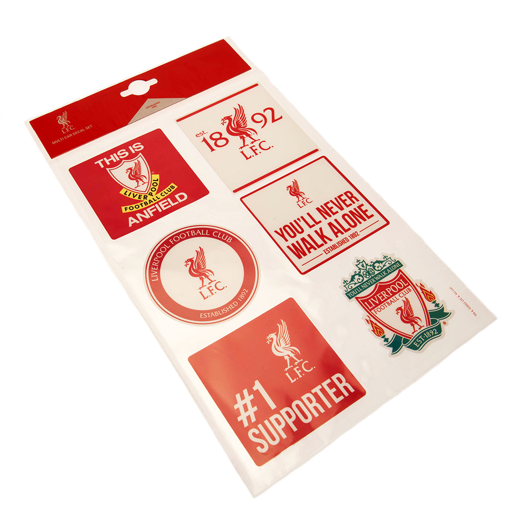 Official Liverpool FC Car Decal Set