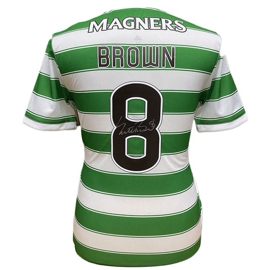 Official Celtic FC Brown Signed Shirt