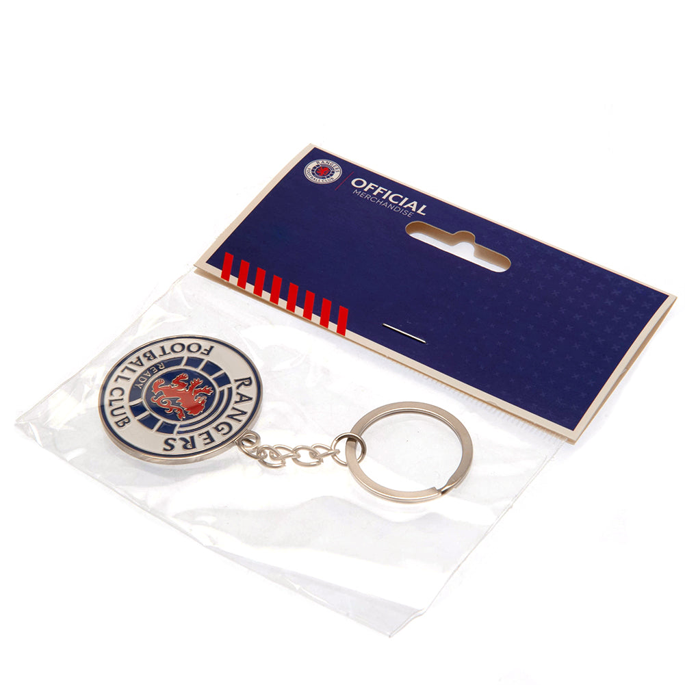 Official Rangers FC Ready Crest Keyring