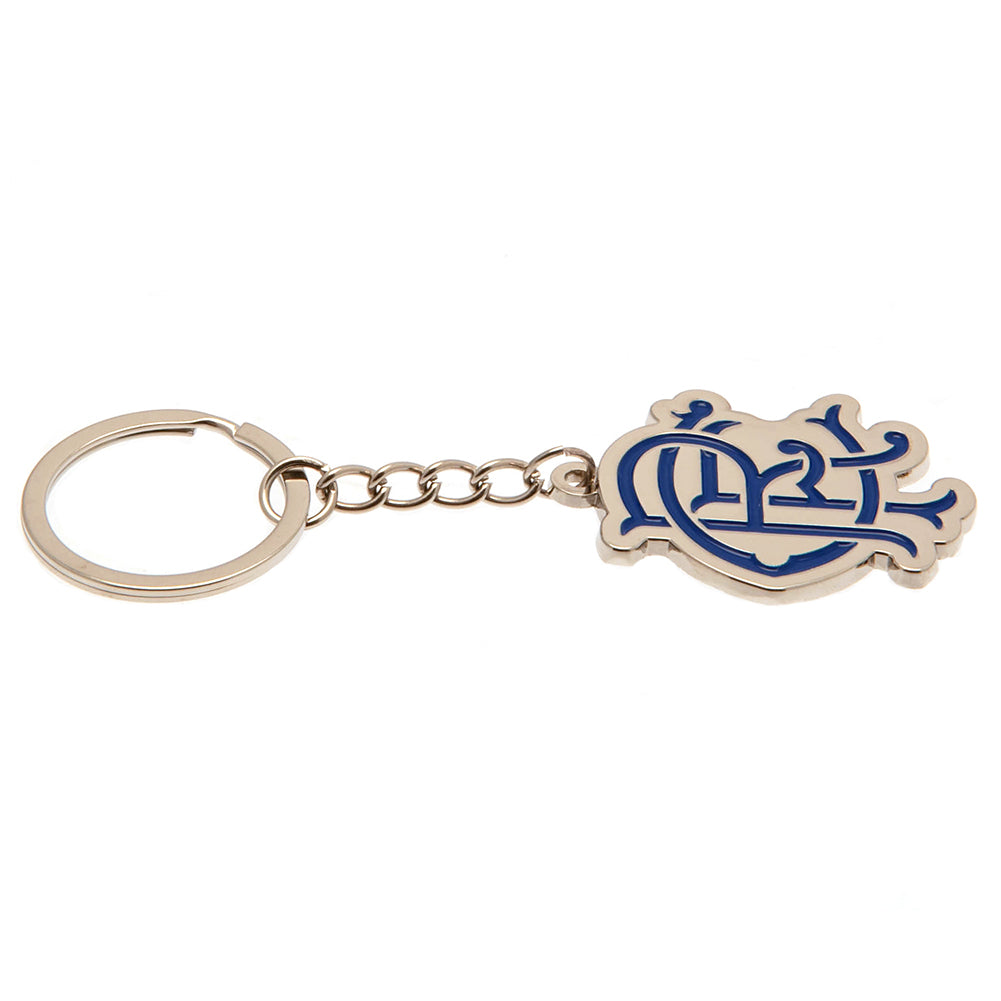 Official Rangers FC Scroll Crest Keyring