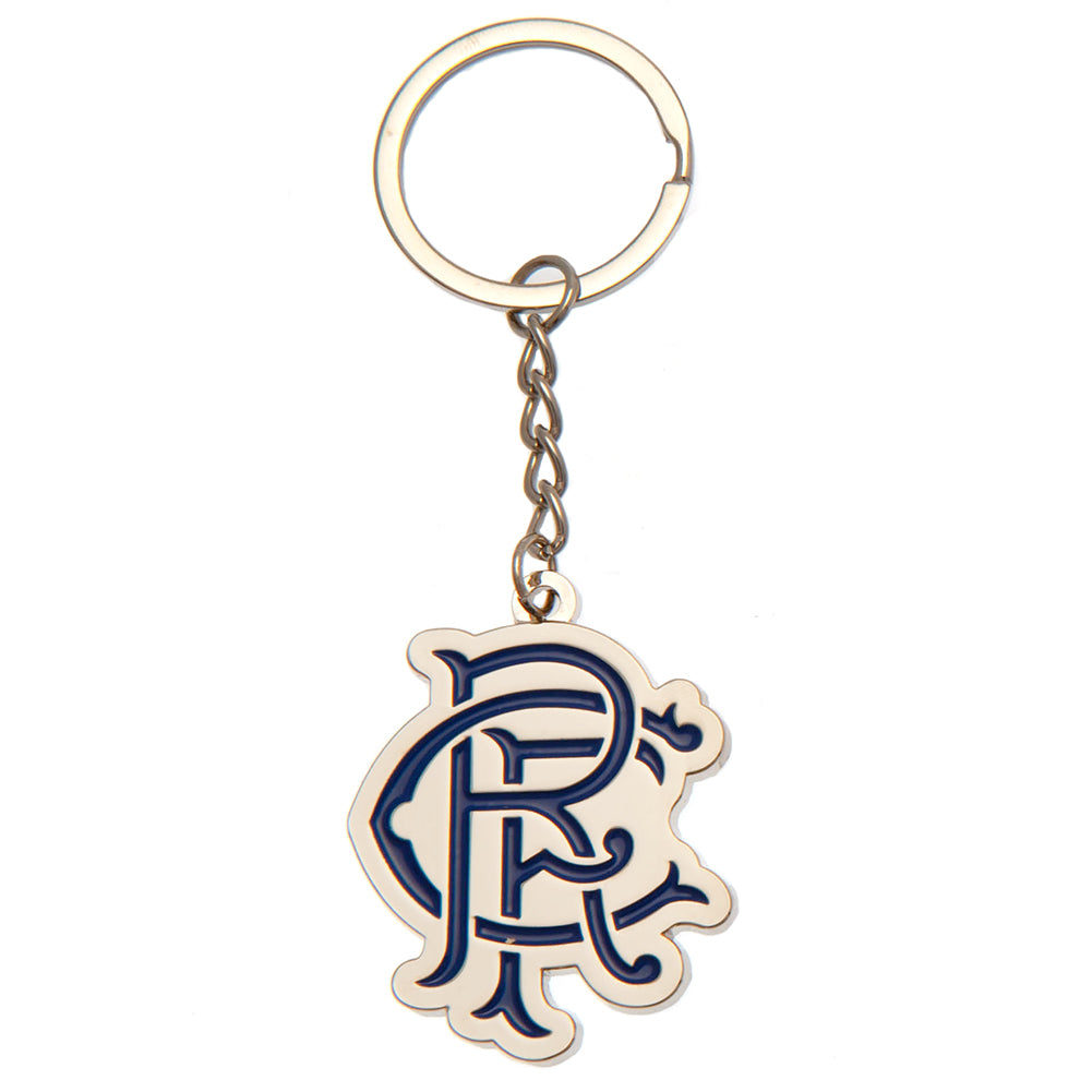 Official Rangers FC Scroll Crest Keyring