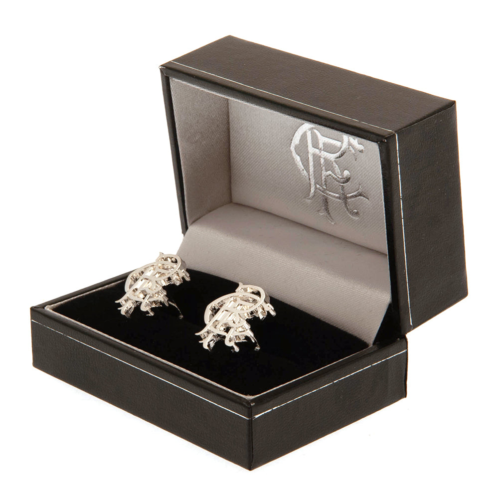 Official Rangers FC Silver Plated RFC Cufflinks