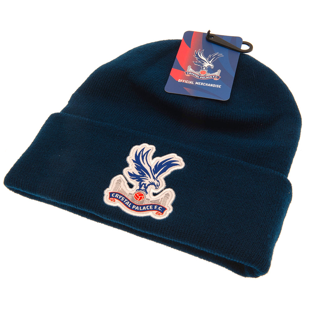 Official Crystal Palace FC Navy Cuff Beanie