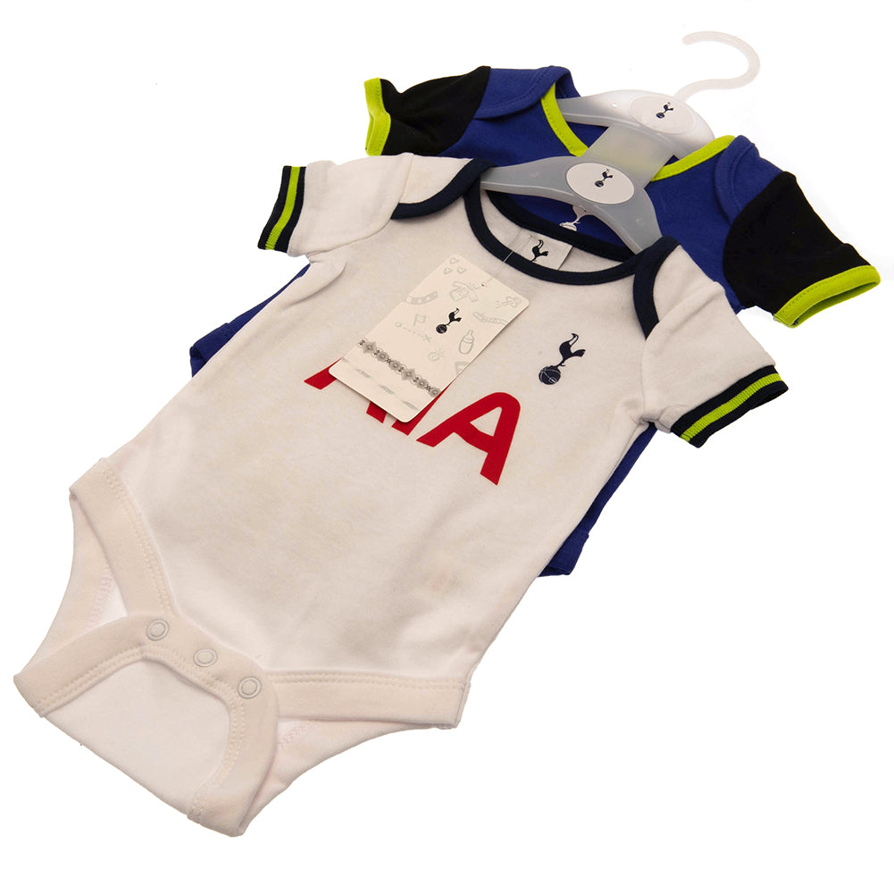 Official Tottenham Hotspur FC 2 Pack Bodysuit 3-6 Mths LG