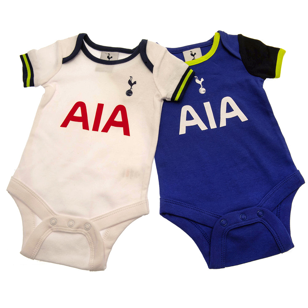 Official Tottenham Hotspur FC 2 Pack Bodysuit 6-9 Mths LG