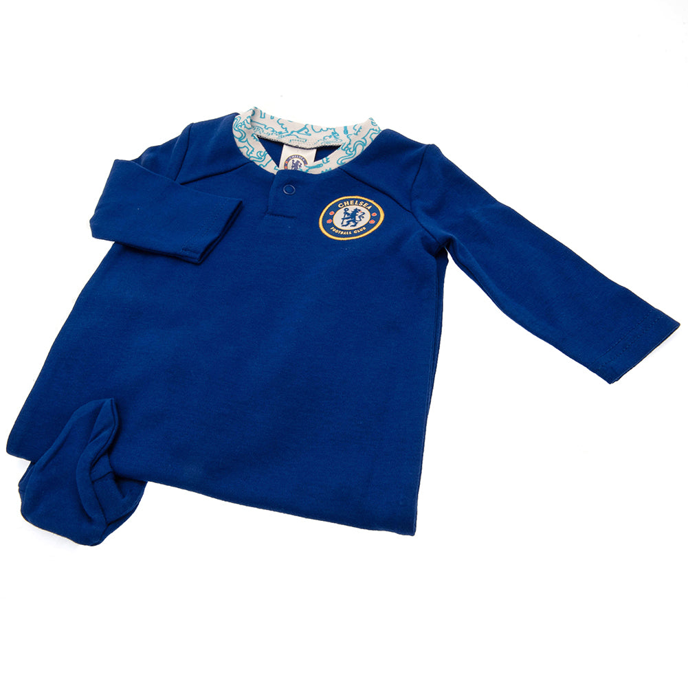 Official Chelsea FC Sleepsuit 6-9 Mths LT