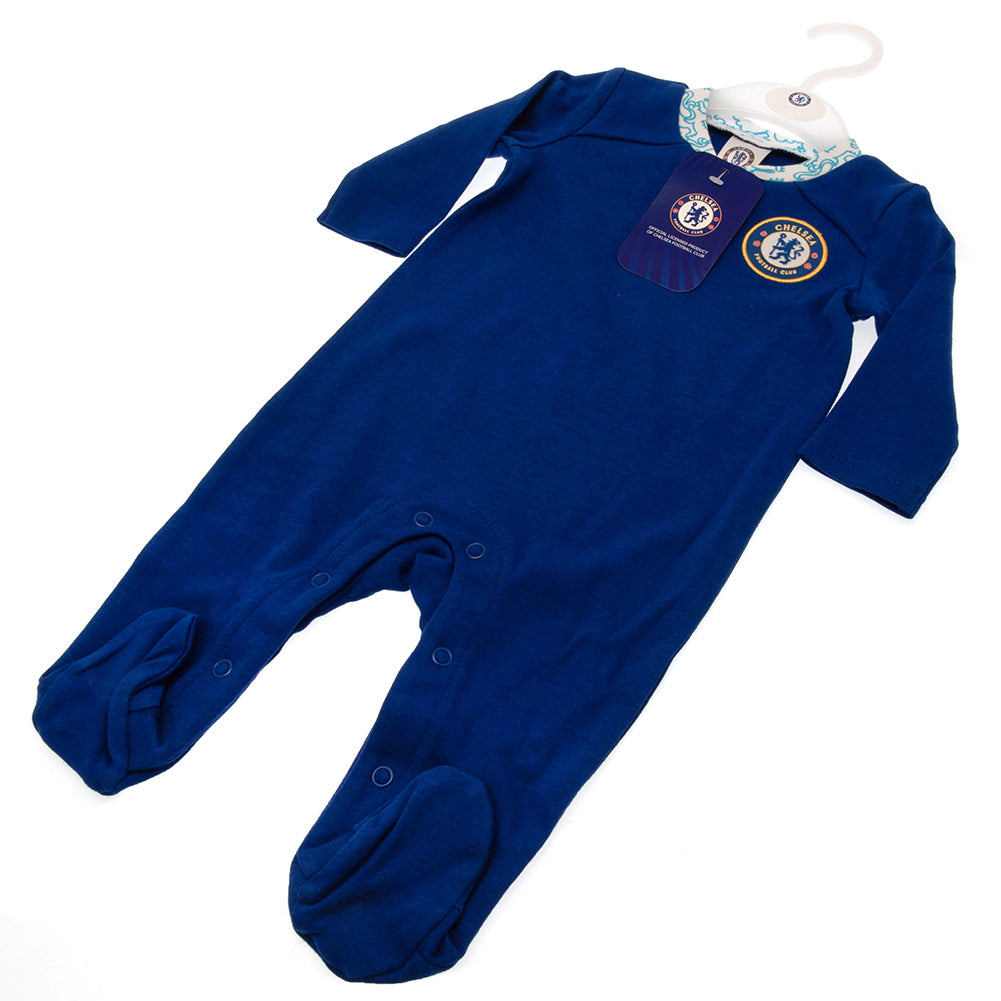 Official Chelsea FC Sleepsuit 6-9 Mths LT