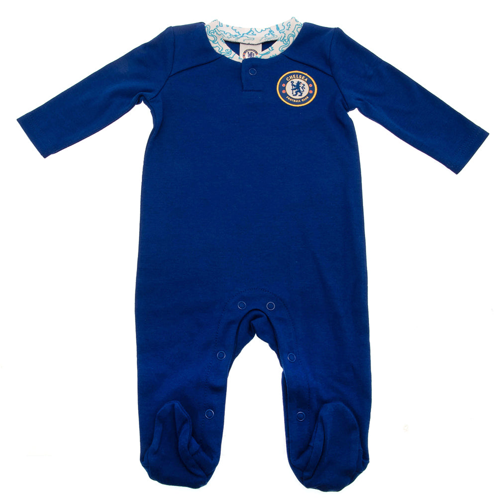 Official Chelsea FC Sleepsuit 6-9 Mths LT