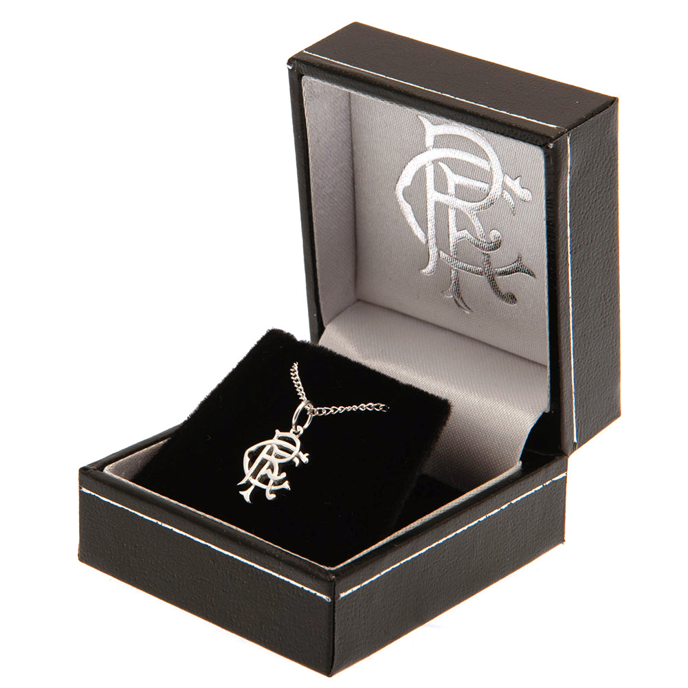 Official Rangers FC Sterling Silver Pendant & Chain Small