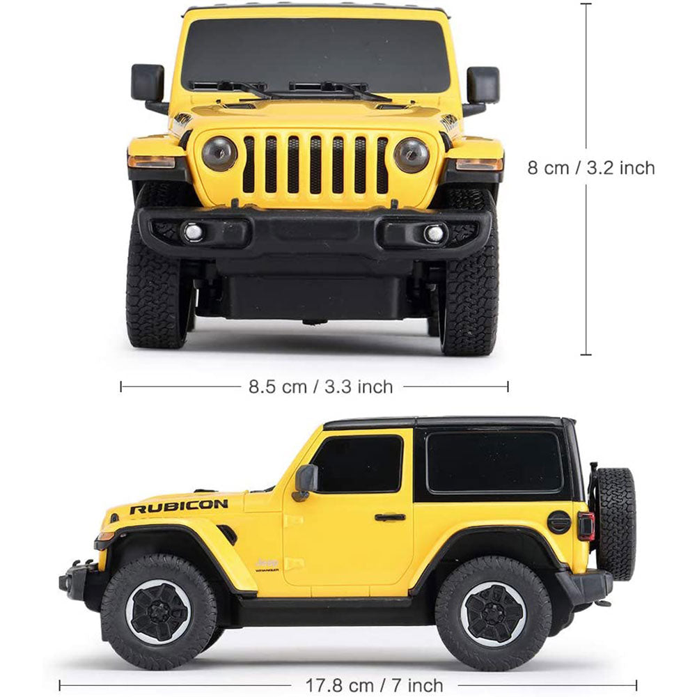 Official Jeep Wrangler JL Radio Controlled Car 1:24 Scale