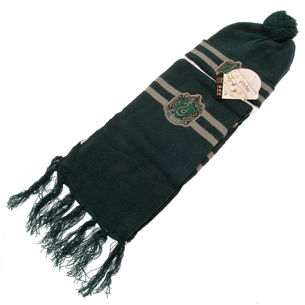 Official Harry Potter Junior Beanie & Scarf Slytherin