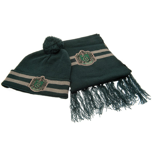 Official Harry Potter Junior Beanie & Scarf Slytherin