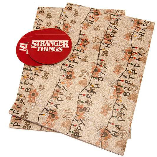 Official Stranger Things Gift Wrap