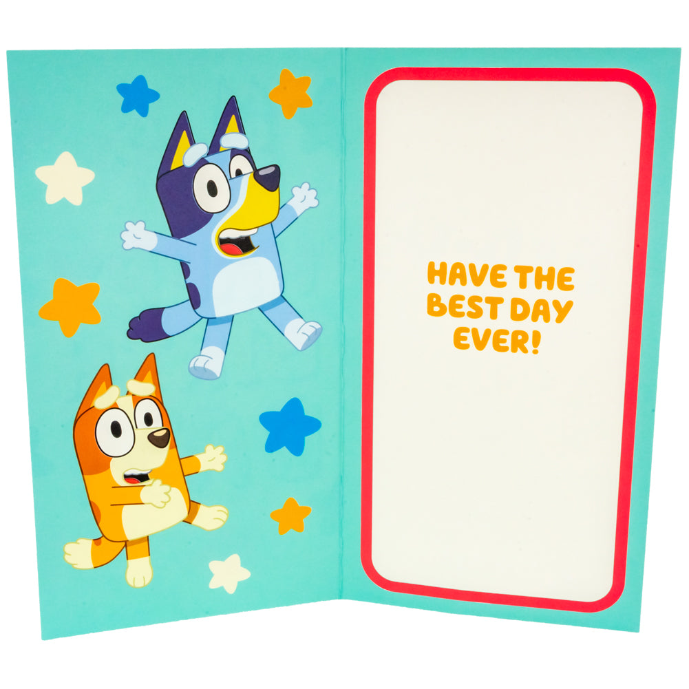 Official Bluey Birthday Card