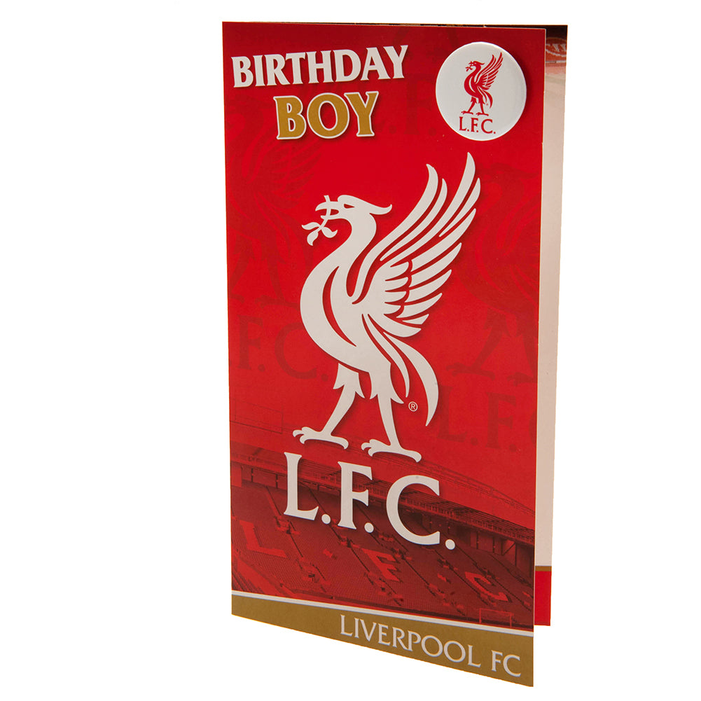 Official Liverpool FC Boy Birthday Card