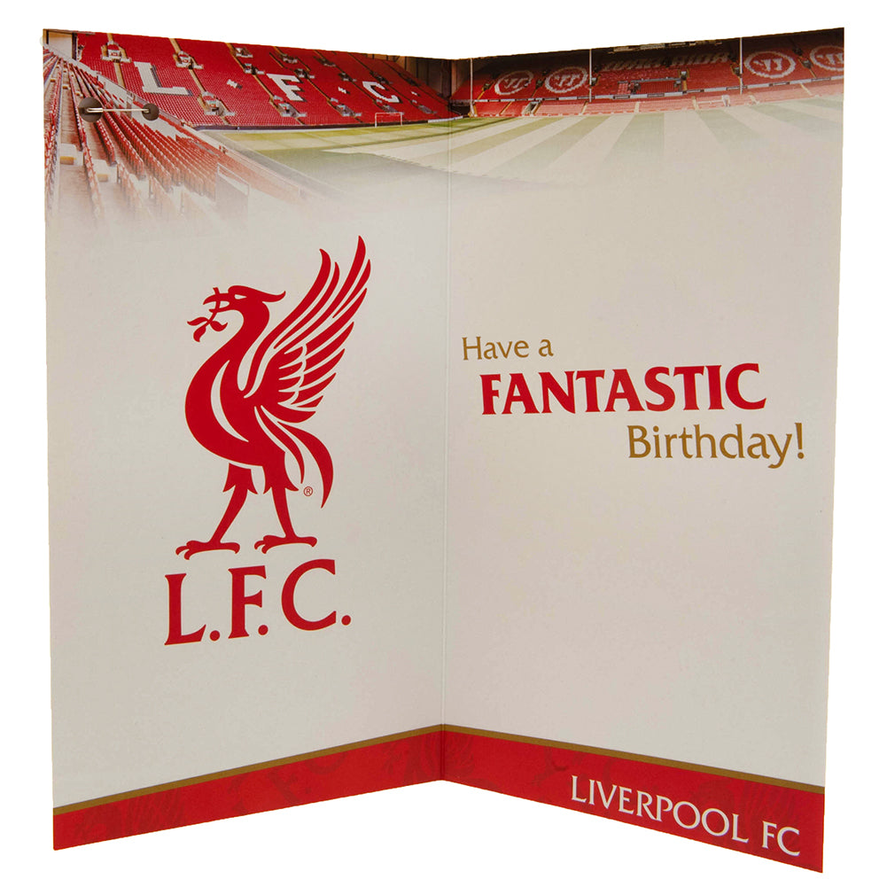 Official Liverpool FC Boy Birthday Card