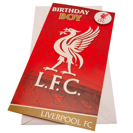 Official Liverpool FC Boy Birthday Card