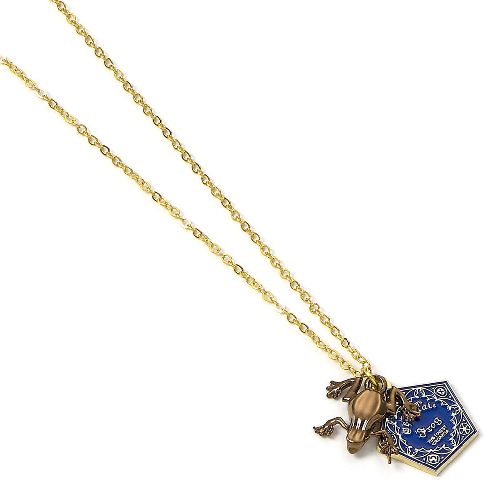 Official Harry Potter Gold Plated Necklace Chocolate Frog