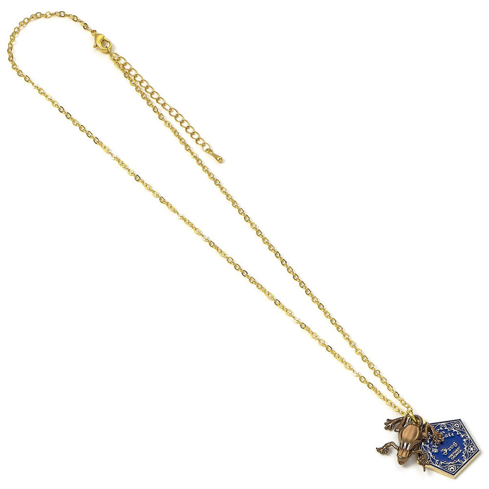 Official Harry Potter Gold Plated Necklace Chocolate Frog