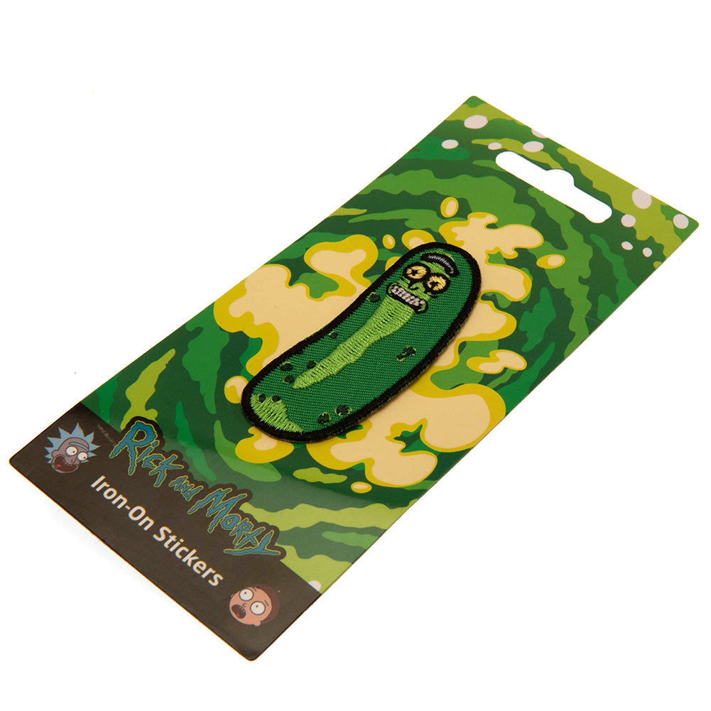 Official Rick And Morty Iron-On Patch Pickle Rick