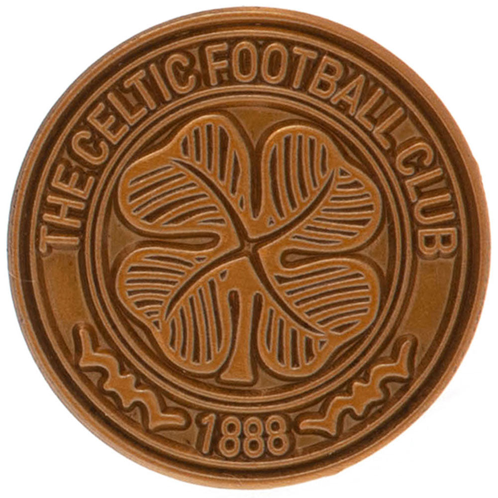 Official Celtic FC Antique Gold Crest Badge