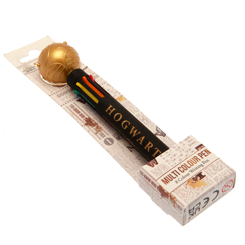 Official Harry Potter Multi Coloured Pen Golden Snitch