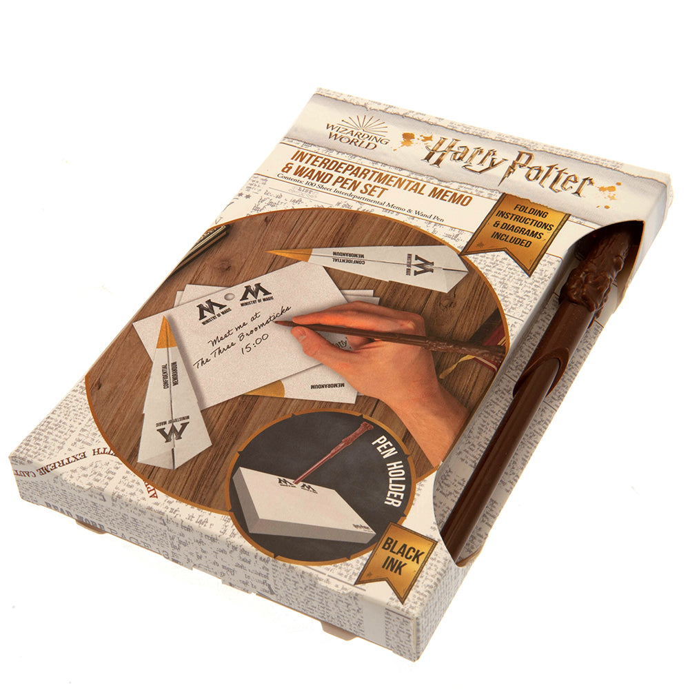 Official Harry Potter Memo Pad & Pen Set