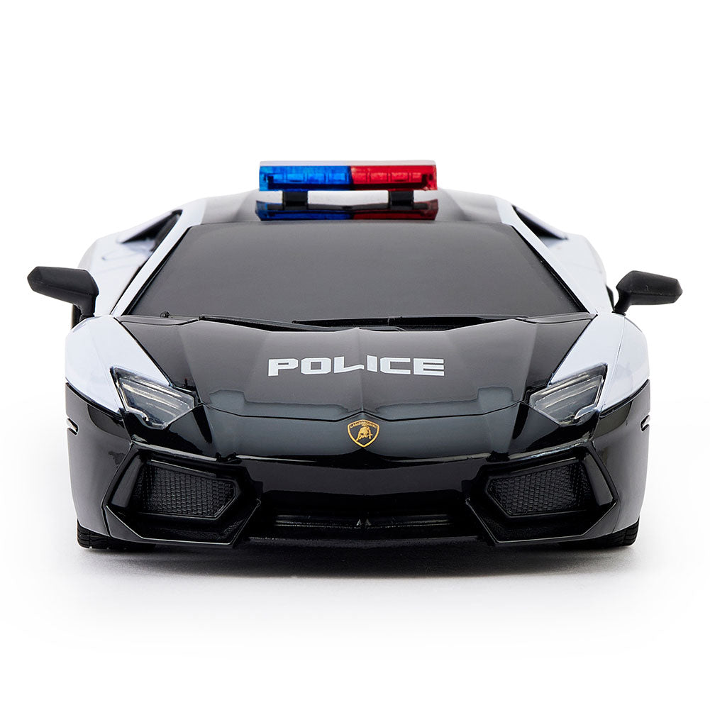 Official Lamborghini Aventador Radio Controlled Car 1:24 Scale Police