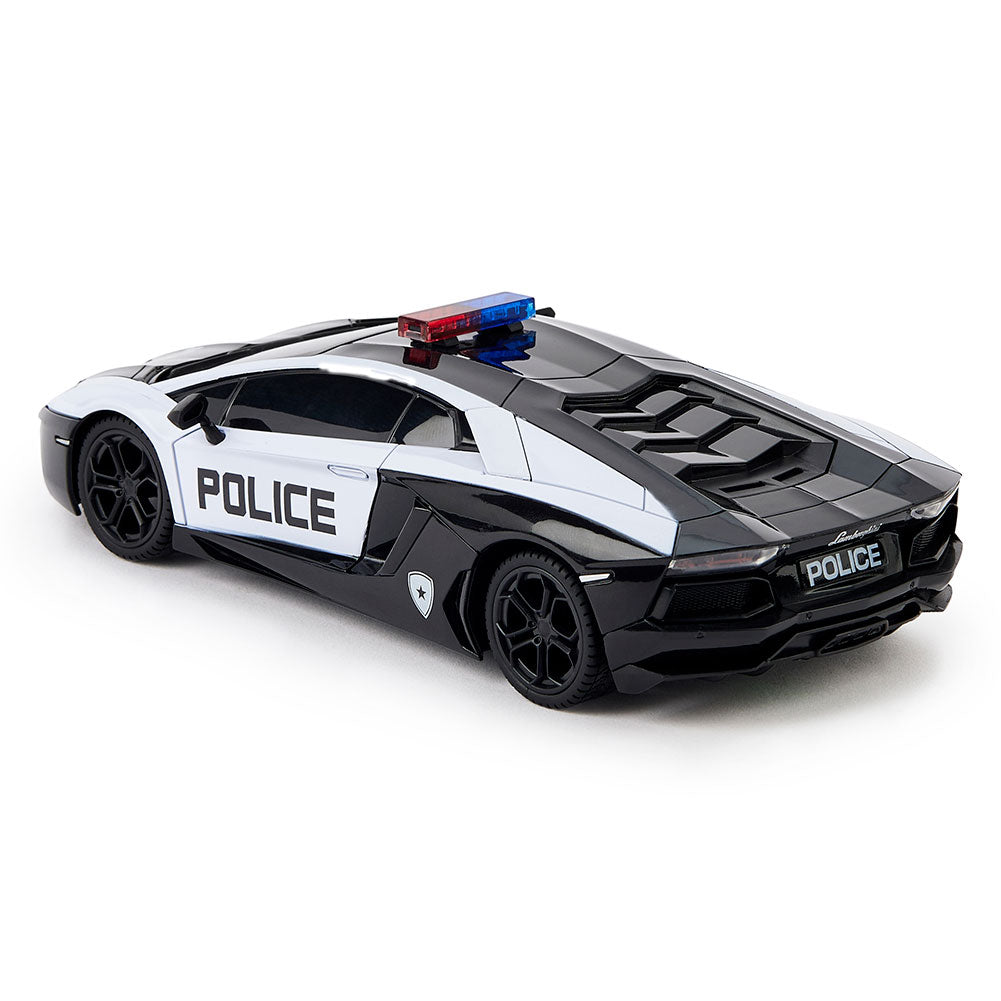 Official Lamborghini Aventador Radio Controlled Car 1:24 Scale Police