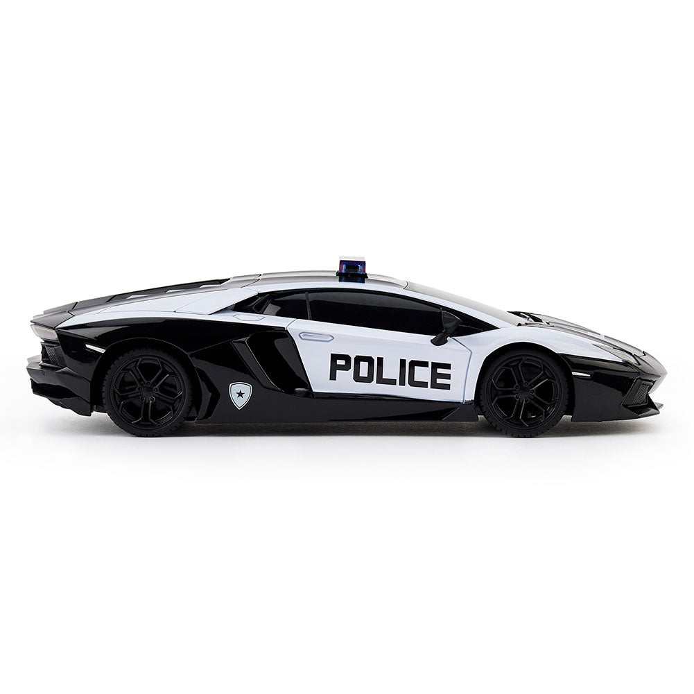 Official Lamborghini Aventador Radio Controlled Car 1:24 Scale Police