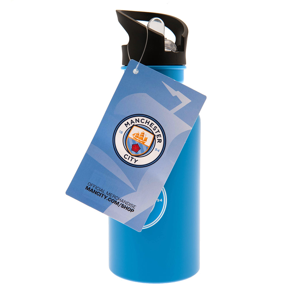 Official Manchester City FC Aluminium Drinks Bottle Haaland