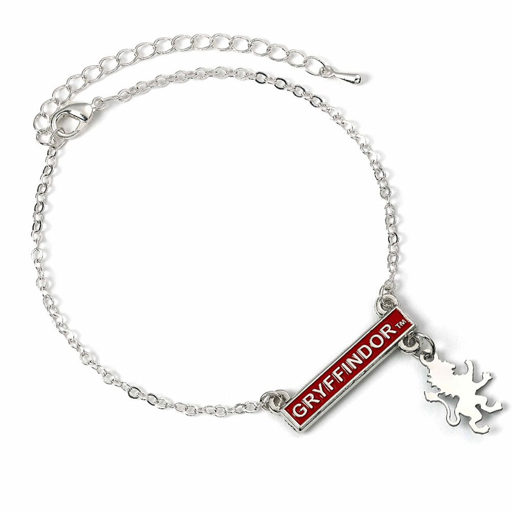 Official Harry Potter Silver Plated Bar Bracelet Gryffindor