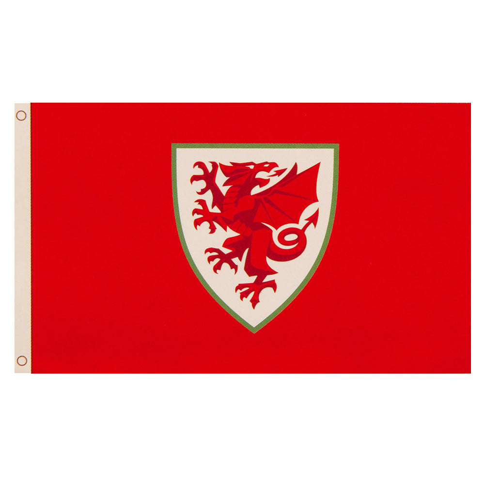 Official FA Wales Core Crest Flag