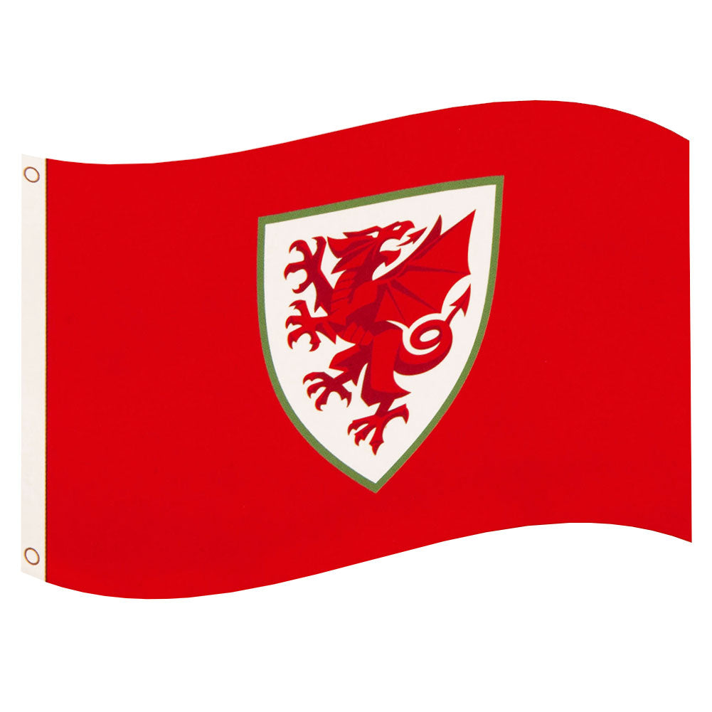 Official FA Wales Core Crest Flag