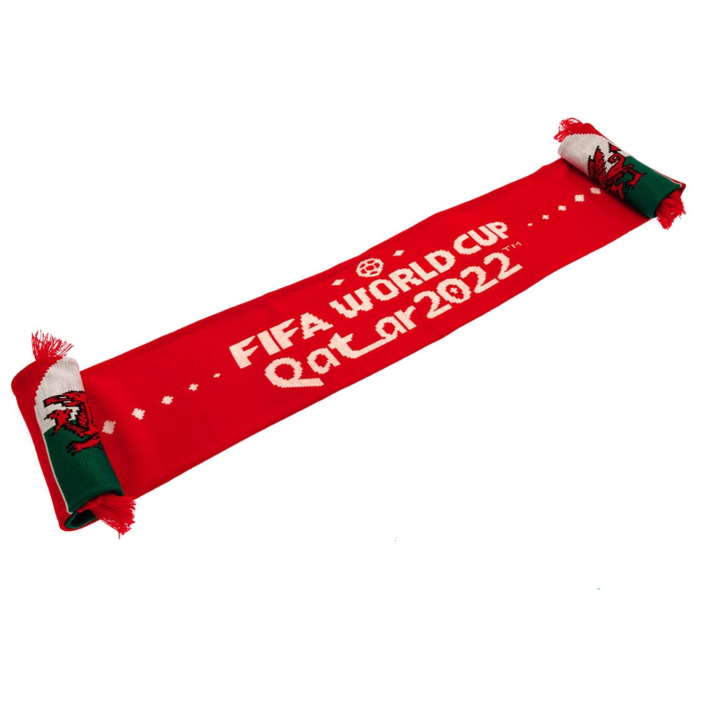 Official FIFA World Cup Qatar 2022 Wales Scarf