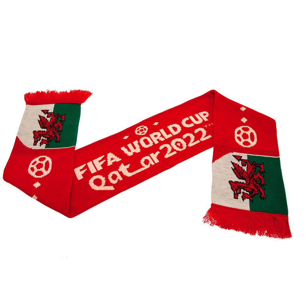 Official FIFA World Cup Qatar 2022 Wales Scarf