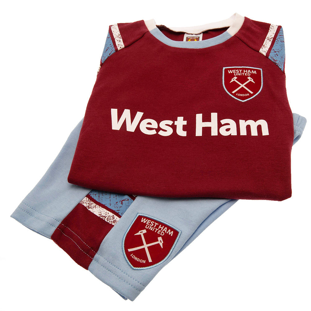 Official West Ham United FC Shirt & Short Set 3-6 Mths ST