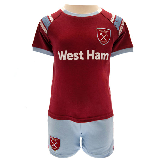 Official West Ham United FC Shirt & Short Set 3-6 Mths ST