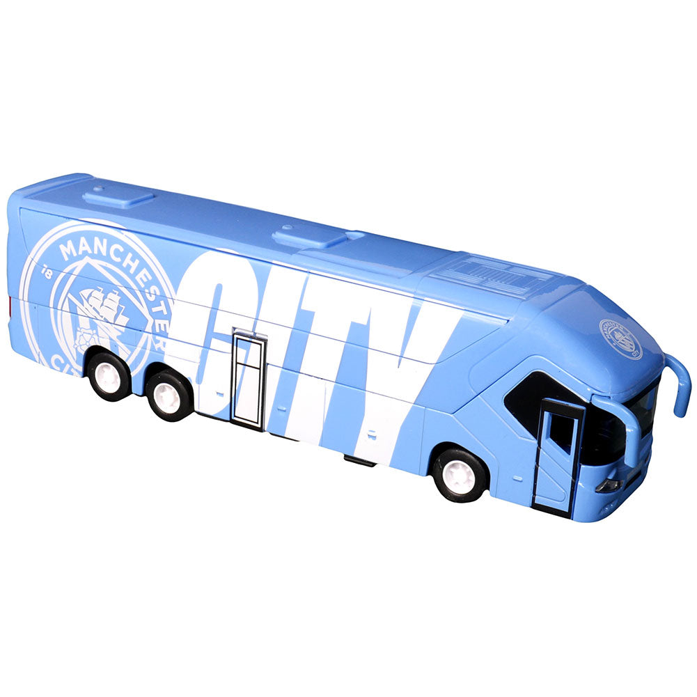 Official Manchester City FC Diecast Team Bus