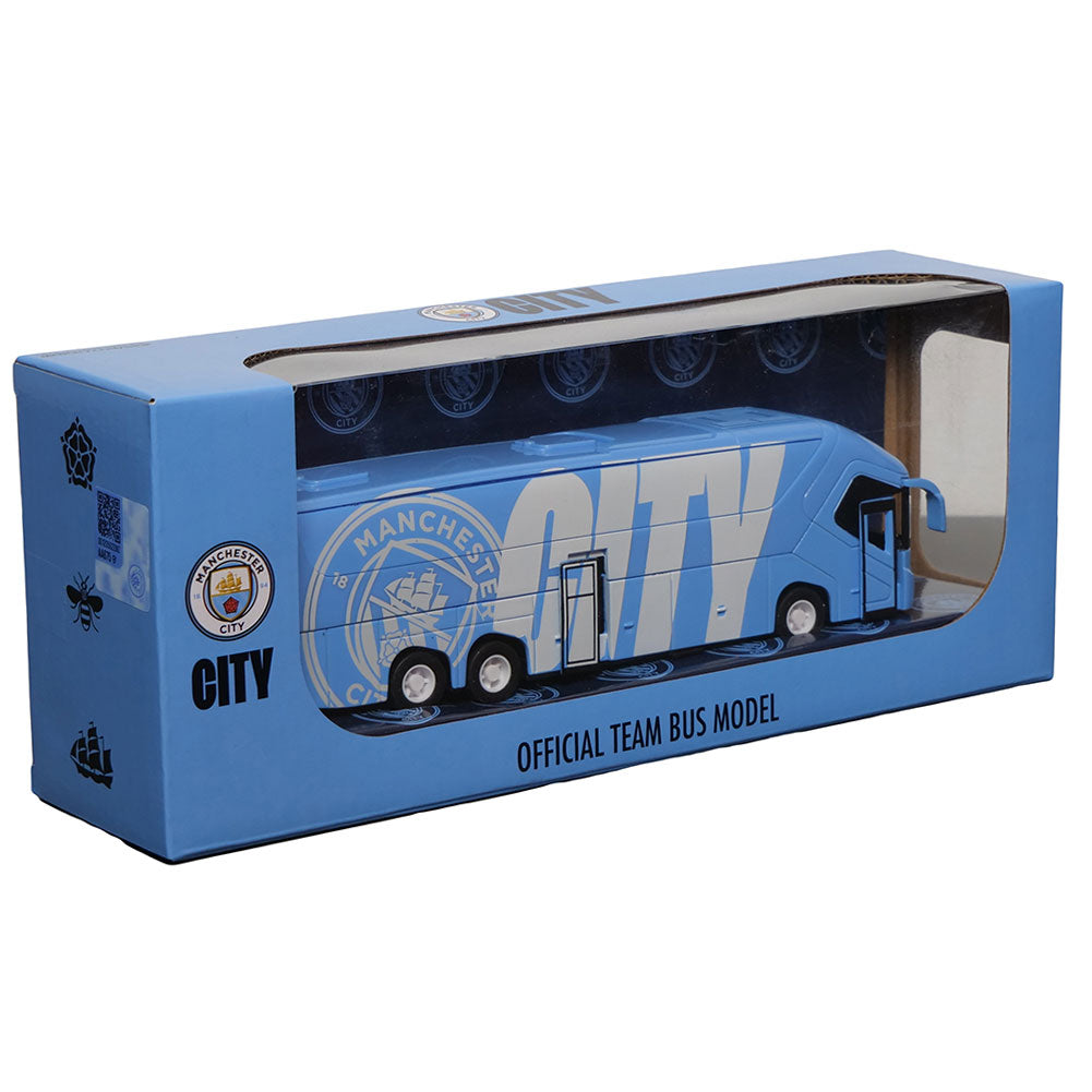 Official Manchester City FC Diecast Team Bus