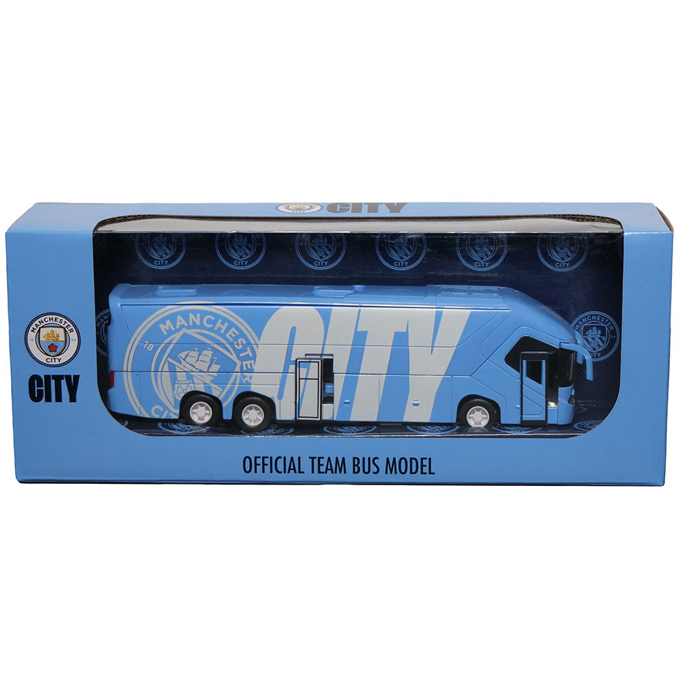 Official Manchester City FC Diecast Team Bus